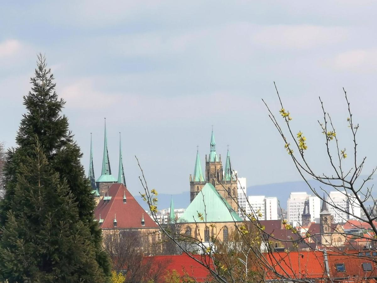 Bohnapartments Ega Stadtblick - Garten - Wlan - Naehe Theater Ega Und Messe Erfurt Eksteriør bilde